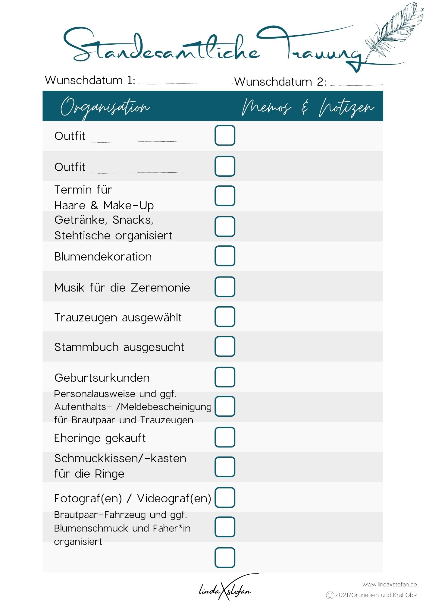 Hochzeitsplanung - Hilfreiche Tools und Methoden 4