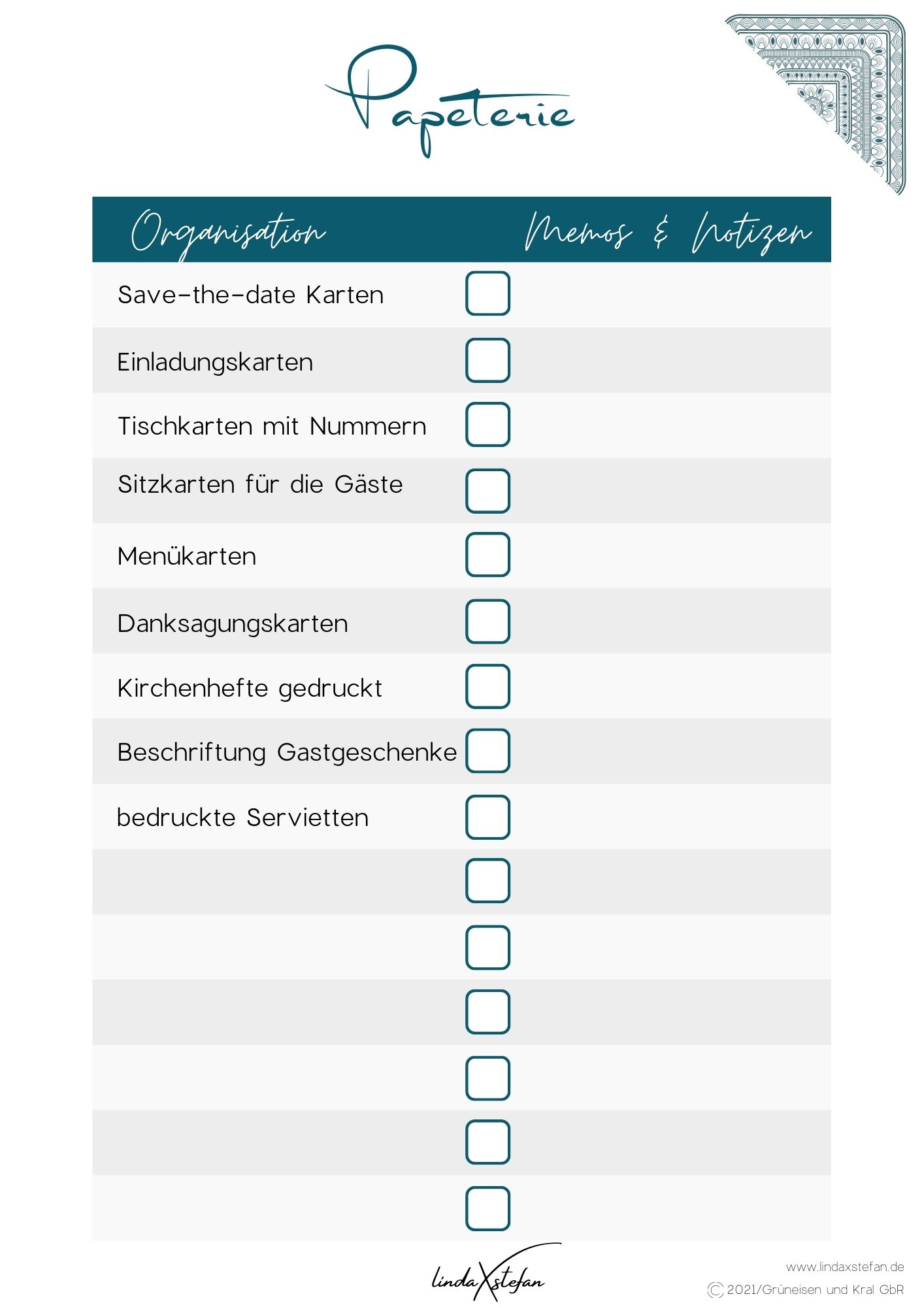 Hochzeitsplanung - Hilfreiche Tools und Methoden 10