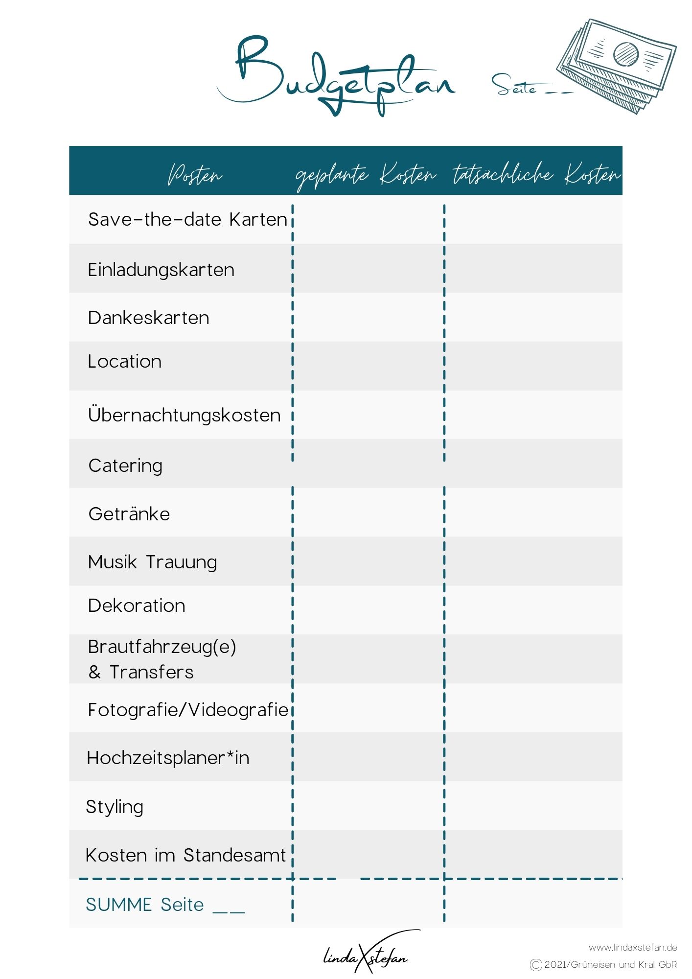 Hochzeitsplanung - Hilfreiche Tools und Methoden 7