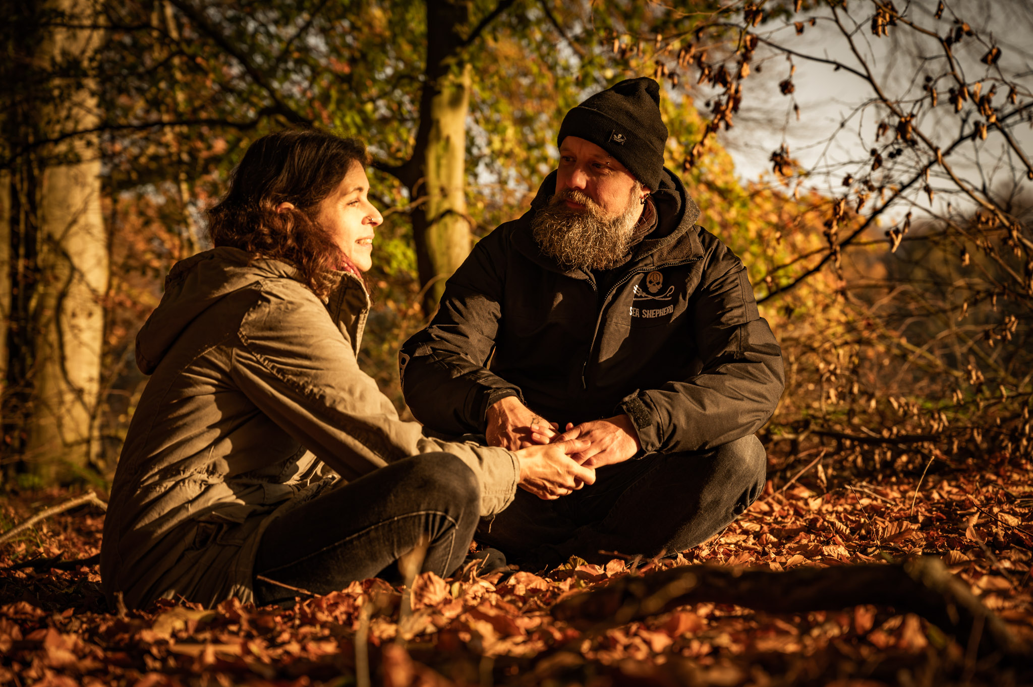 Ariane und Alexander | Herbstspaziergang im Neukloster Forst in Buxtehude 3